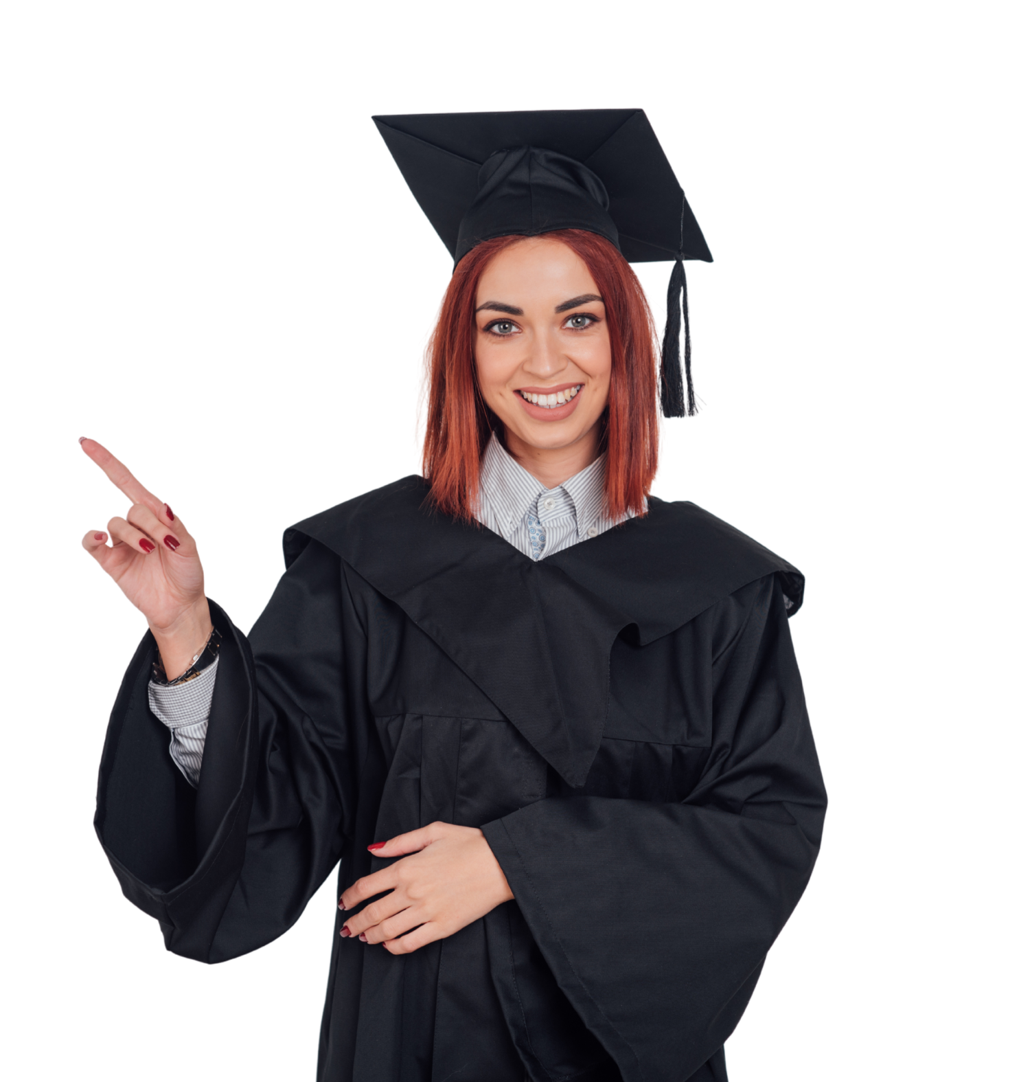 A smiling student